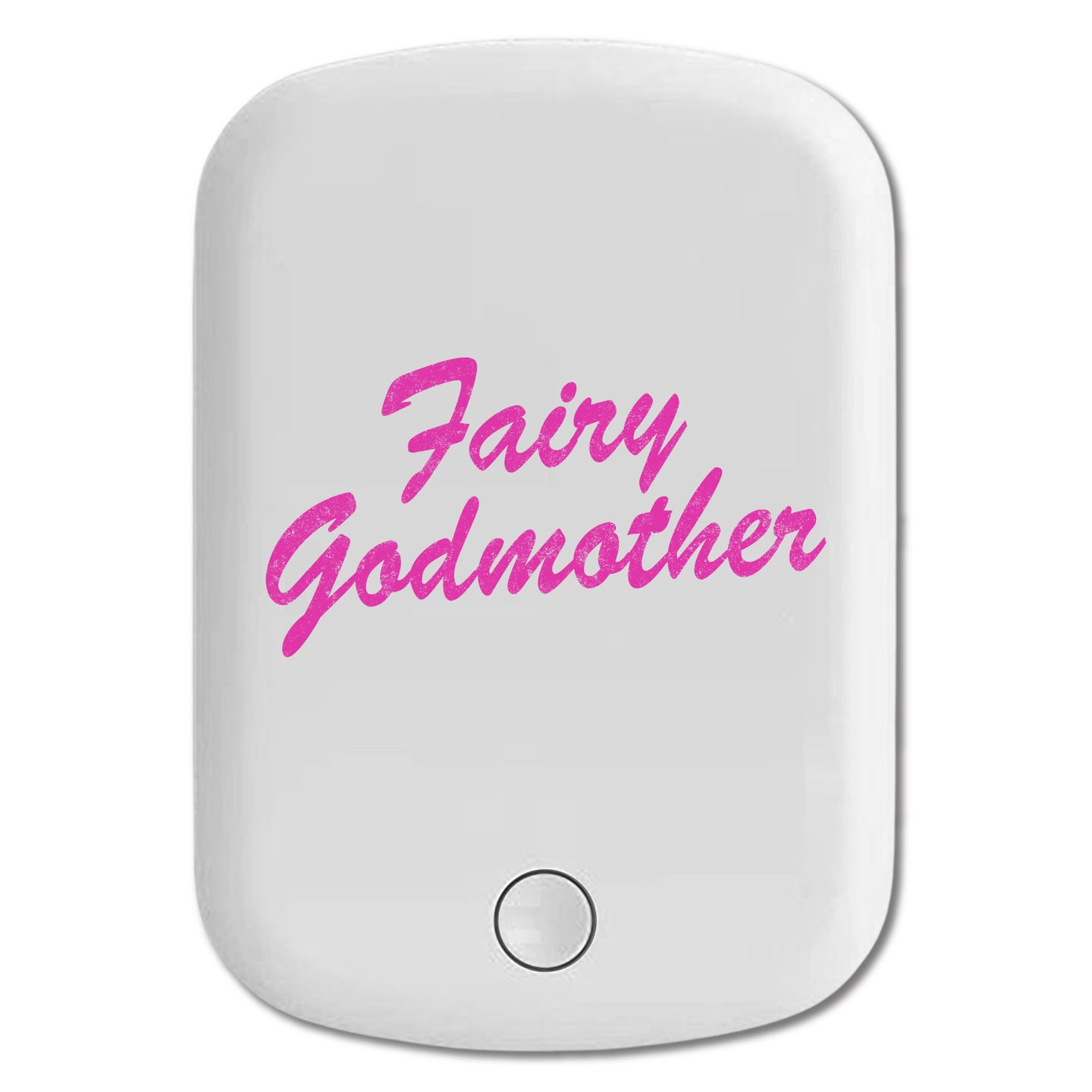 DistinctInk Magnetic Battery Pack, Wireless Portable Charger with USB-C Cable, Compatible with MagSafe iPhone 14 / 13 / 12 Series - Fairy Godmother