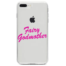 DistinctInk® Clear Shockproof Hybrid Case for Apple iPhone / Samsung Galaxy / Google Pixel - Fairy Godmother