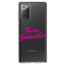 DistinctInk® Clear Shockproof Hybrid Case for Apple iPhone / Samsung Galaxy / Google Pixel - Fairy Godmother