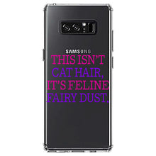 DistinctInk® Clear Shockproof Hybrid Case for Apple iPhone / Samsung Galaxy / Google Pixel - This Isn't Cat Hair It's Feline Fairy Dust