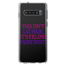 DistinctInk® Clear Shockproof Hybrid Case for Apple iPhone / Samsung Galaxy / Google Pixel - This Isn't Cat Hair It's Feline Fairy Dust