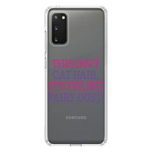 DistinctInk® Clear Shockproof Hybrid Case for Apple iPhone / Samsung Galaxy / Google Pixel - This Isn't Cat Hair It's Feline Fairy Dust