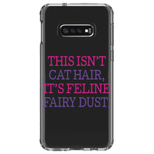 DistinctInk® Clear Shockproof Hybrid Case for Apple iPhone / Samsung Galaxy / Google Pixel - This Isn't Cat Hair It's Feline Fairy Dust
