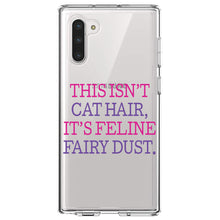 DistinctInk® Clear Shockproof Hybrid Case for Apple iPhone / Samsung Galaxy / Google Pixel - This Isn't Cat Hair It's Feline Fairy Dust