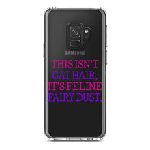 DistinctInk® Clear Shockproof Hybrid Case for Apple iPhone / Samsung Galaxy / Google Pixel - This Isn't Cat Hair It's Feline Fairy Dust
