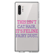 DistinctInk® Clear Shockproof Hybrid Case for Apple iPhone / Samsung Galaxy / Google Pixel - This Isn't Cat Hair It's Feline Fairy Dust