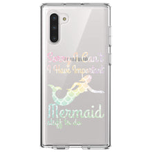 DistinctInk® Clear Shockproof Hybrid Case for Apple iPhone / Samsung Galaxy / Google Pixel - Sorry I Have Important Mermaids Stuff