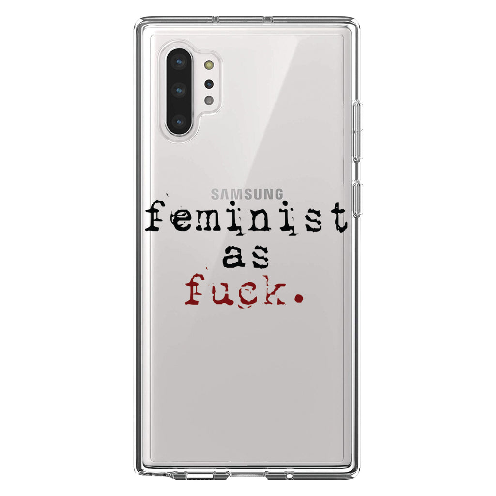 Feminist as F%ck Clear Shockproof iPhone Case, view 10