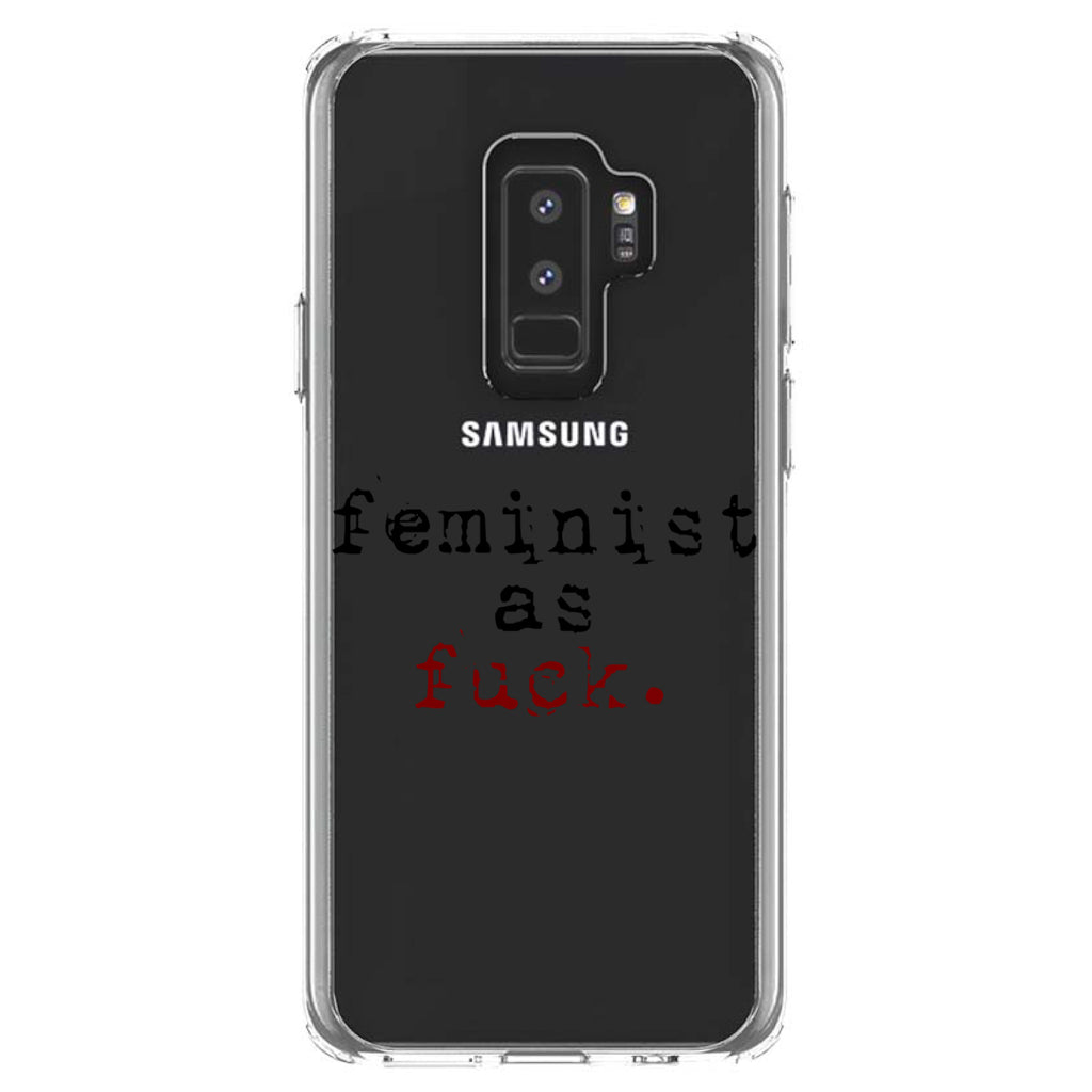 Feminist as F%ck Clear Shockproof iPhone Case, view 20