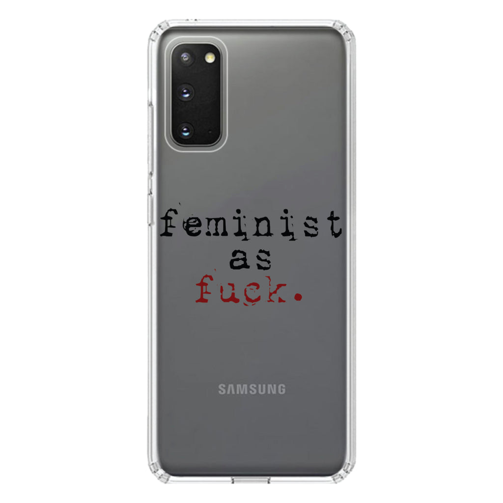 Feminist as F%ck Clear Shockproof iPhone Case, view 14