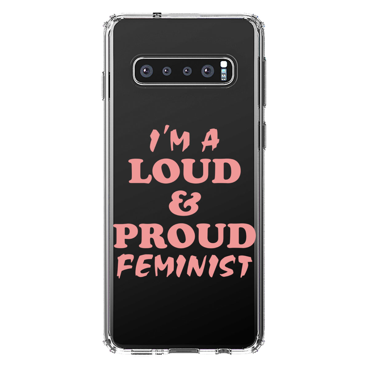 I'm a Loud & Proud Feminist Clear Shockproof iPhone Case, view 17