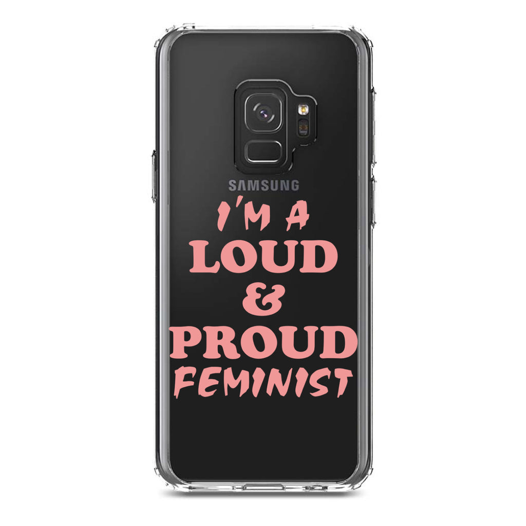 I'm a Loud & Proud Feminist Clear Shockproof iPhone Case, view 19