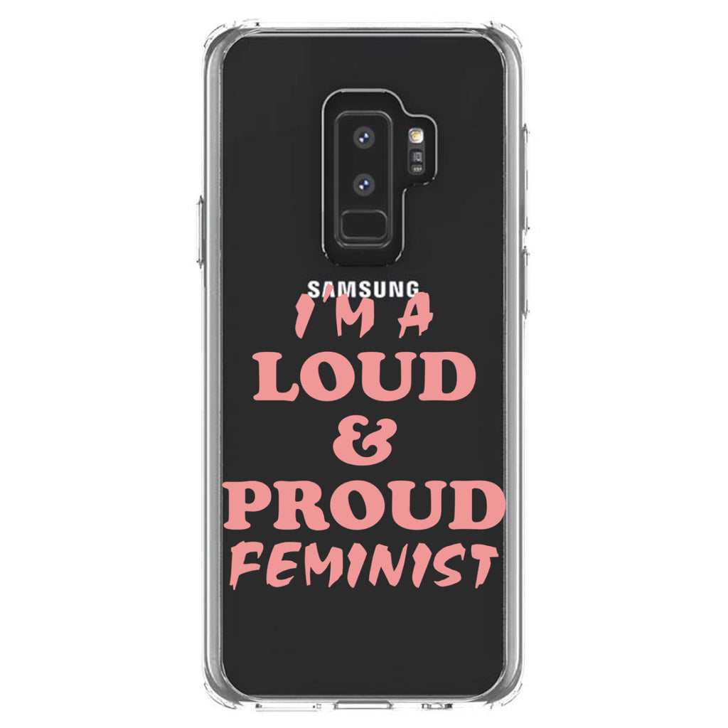 I'm a Loud & Proud Feminist Clear Shockproof iPhone Case, view 20