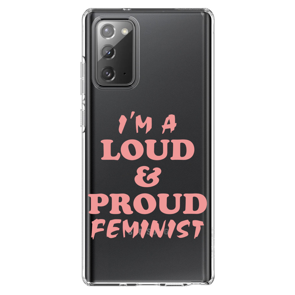 I'm a Loud & Proud Feminist Clear Shockproof iPhone Case, view 7