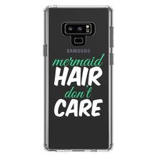 DistinctInk® Clear Shockproof Hybrid Case for Apple iPhone / Samsung Galaxy / Google Pixel - Mermaid Hair Don't Care