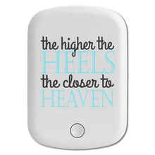 DistinctInk Magnetic Battery Pack, Wireless Portable Charger with USB-C Cable, Compatible with MagSafe iPhone 14 / 13 / 12 Series - The Higher the Heels The Closer to Heaven