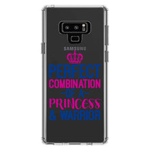 DistinctInk® Clear Shockproof Hybrid Case for Apple iPhone / Samsung Galaxy / Google Pixel - Perfect Combination of Princess & Warrior
