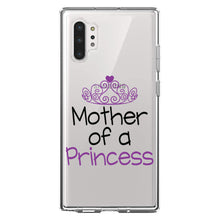 DistinctInk® Clear Shockproof Hybrid Case for Apple iPhone / Samsung Galaxy / Google Pixel - Mother of a Princess