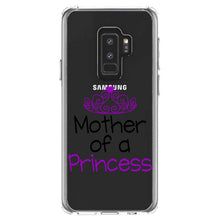 DistinctInk® Clear Shockproof Hybrid Case for Apple iPhone / Samsung Galaxy / Google Pixel - Mother of a Princess