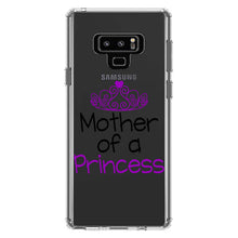 DistinctInk® Clear Shockproof Hybrid Case for Apple iPhone / Samsung Galaxy / Google Pixel - Mother of a Princess