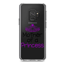 DistinctInk® Clear Shockproof Hybrid Case for Apple iPhone / Samsung Galaxy / Google Pixel - Mother of a Princess