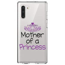 DistinctInk® Clear Shockproof Hybrid Case for Apple iPhone / Samsung Galaxy / Google Pixel - Mother of a Princess