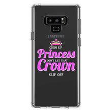 DistinctInk® Clear Shockproof Hybrid Case for Apple iPhone / Samsung Galaxy / Google Pixel - Chin Up Princess Don't Let That Crown Slip Off