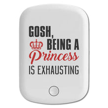 DistinctInk Magnetic Battery Pack, Wireless Portable Charger with USB-C Cable, Compatible with MagSafe iPhone 14 / 13 / 12 Series - Gosh Being a Princess is Exhausting