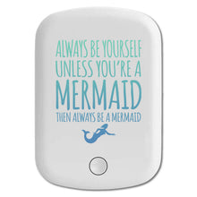 DistinctInk Magnetic Battery Pack, Wireless Portable Charger with USB-C Cable, Compatible with MagSafe iPhone 14 / 13 / 12 Series - Always Be Yourself Unless You Can Be a Mermaid