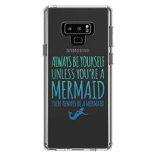 DistinctInk® Clear Shockproof Hybrid Case for Apple iPhone / Samsung Galaxy / Google Pixel - Always Be Yourself Unless You Can Be a Mermaid