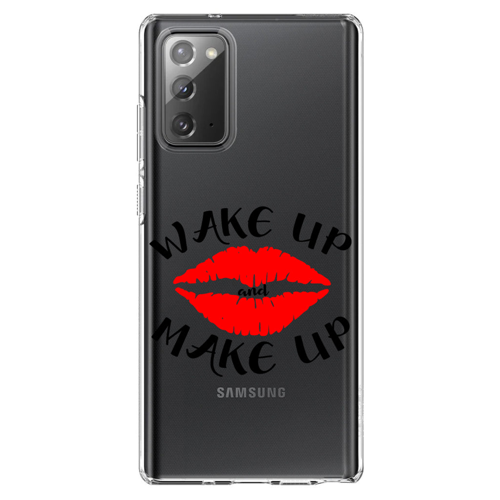 Wake Up and Make Up Clear Shockproof iPhone Case, view 7
