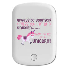 DistinctInk Magnetic Battery Pack, Wireless Portable Charger with USB-C Cable, Compatible with MagSafe iPhone 14 / 13 / 12 Series - Always Be Yourself Unless You Can Be a Unicorn
