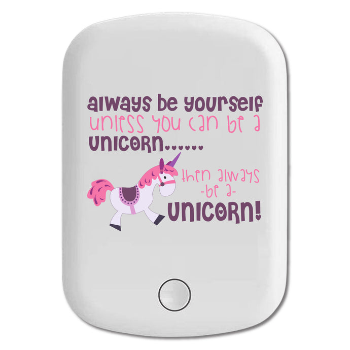 DistinctInk Magnetic Battery Pack, Wireless Portable Charger with USB-C Cable, Compatible with MagSafe iPhone 14 / 13 / 12 Series - Always Be Yourself Unless You Can Be a Unicorn