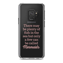 DistinctInk® Clear Shockproof Hybrid Case for Apple iPhone / Samsung Galaxy / Google Pixel - Plenty of Fish in the Sea But Only a Few Mermaids