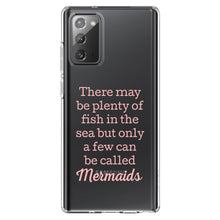 DistinctInk® Clear Shockproof Hybrid Case for Apple iPhone / Samsung Galaxy / Google Pixel - Plenty of Fish in the Sea But Only a Few Mermaids