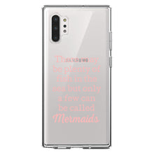 DistinctInk® Clear Shockproof Hybrid Case for Apple iPhone / Samsung Galaxy / Google Pixel - Plenty of Fish in the Sea But Only a Few Mermaids