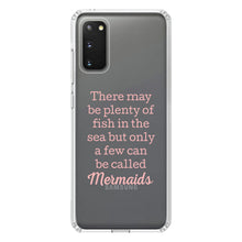 DistinctInk® Clear Shockproof Hybrid Case for Apple iPhone / Samsung Galaxy / Google Pixel - Plenty of Fish in the Sea But Only a Few Mermaids