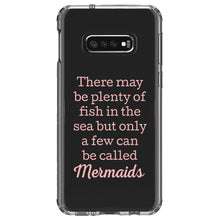 DistinctInk® Clear Shockproof Hybrid Case for Apple iPhone / Samsung Galaxy / Google Pixel - Plenty of Fish in the Sea But Only a Few Mermaids
