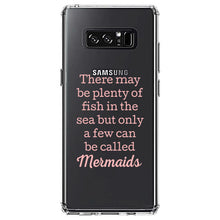 DistinctInk® Clear Shockproof Hybrid Case for Apple iPhone / Samsung Galaxy / Google Pixel - Plenty of Fish in the Sea But Only a Few Mermaids