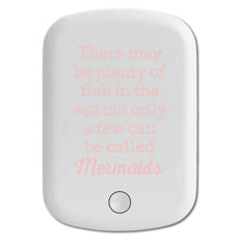 DistinctInk Magnetic Battery Pack, Wireless Portable Charger with USB-C Cable, Compatible with MagSafe iPhone 14 / 13 / 12 Series - Plenty of Fish in the Sea But Only a Few Mermaids