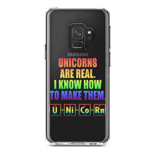 DistinctInk® Clear Shockproof Hybrid Case for Apple iPhone / Samsung Galaxy / Google Pixel - Unicorns Are Real. I Know How To Make Them