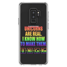 DistinctInk® Clear Shockproof Hybrid Case for Apple iPhone / Samsung Galaxy / Google Pixel - Unicorns Are Real. I Know How To Make Them