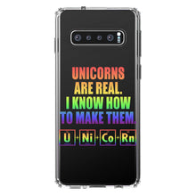 DistinctInk® Clear Shockproof Hybrid Case for Apple iPhone / Samsung Galaxy / Google Pixel - Unicorns Are Real. I Know How To Make Them