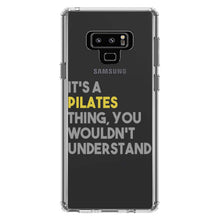 DistinctInk® Clear Shockproof Hybrid Case for Apple iPhone / Samsung Galaxy / Google Pixel - It's a Pilates Thing You Wouldn't Understand