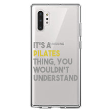DistinctInk® Clear Shockproof Hybrid Case for Apple iPhone / Samsung Galaxy / Google Pixel - It's a Pilates Thing You Wouldn't Understand