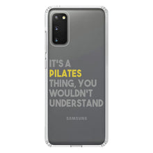 DistinctInk® Clear Shockproof Hybrid Case for Apple iPhone / Samsung Galaxy / Google Pixel - It's a Pilates Thing You Wouldn't Understand