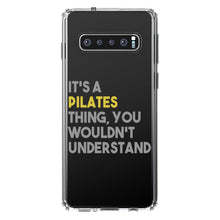 DistinctInk® Clear Shockproof Hybrid Case for Apple iPhone / Samsung Galaxy / Google Pixel - It's a Pilates Thing You Wouldn't Understand