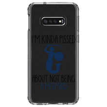 DistinctInk® Clear Shockproof Hybrid Case for Apple iPhone / Samsung Galaxy / Google Pixel - I'm Kinda Pissed About Not Being a Mermaid